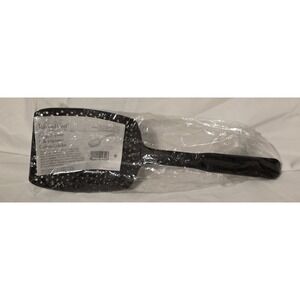 NEW NIP PAMPERED CHEF Scoop 'N Drain #1622 Slotted Spoon Plastic Black Colander